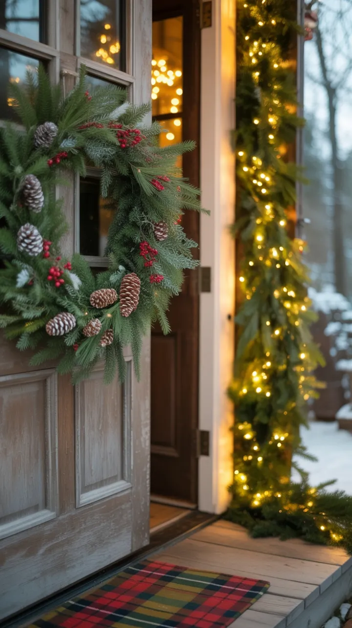 Evergreen Embrace a Cozy Holiday Entry
