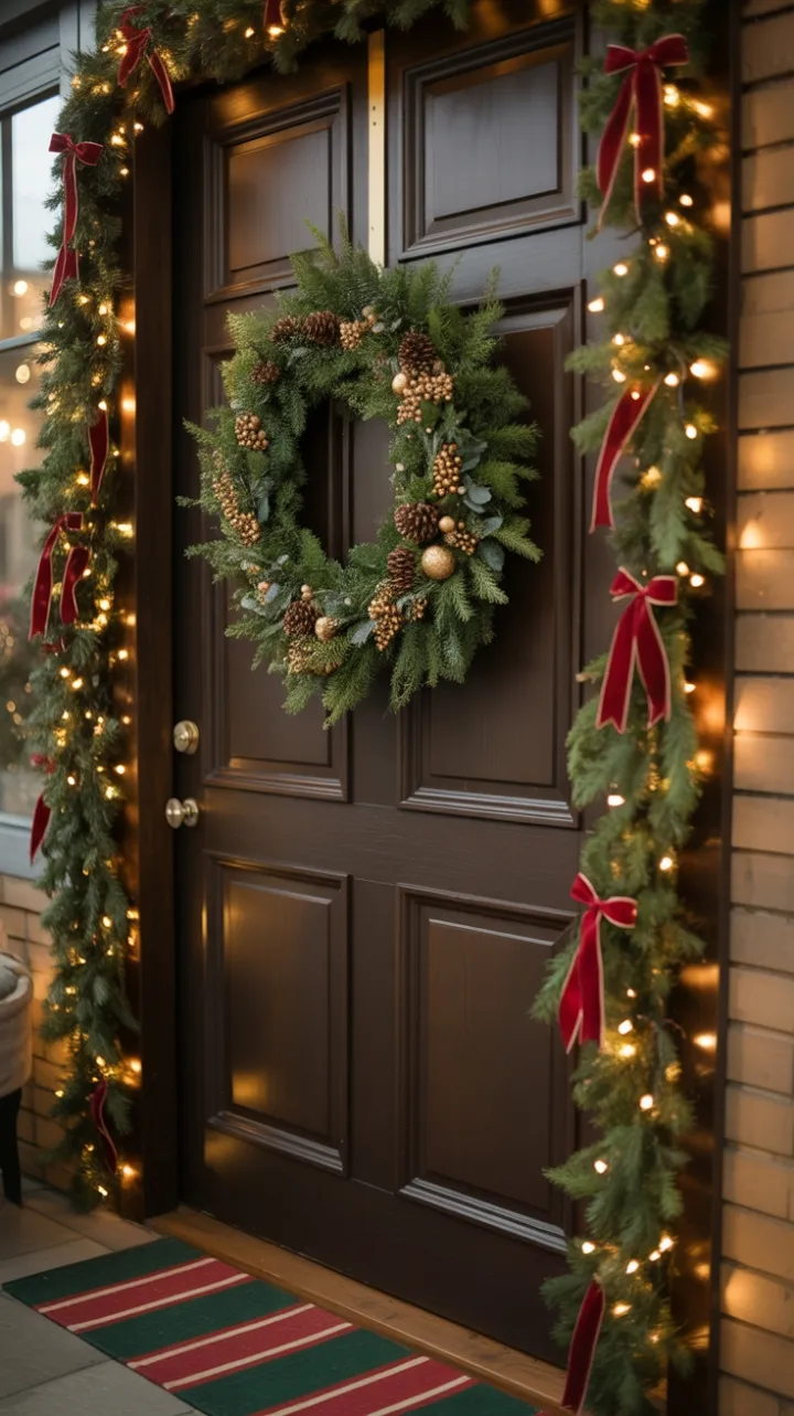 Evergreen Elegance at the Doorstep