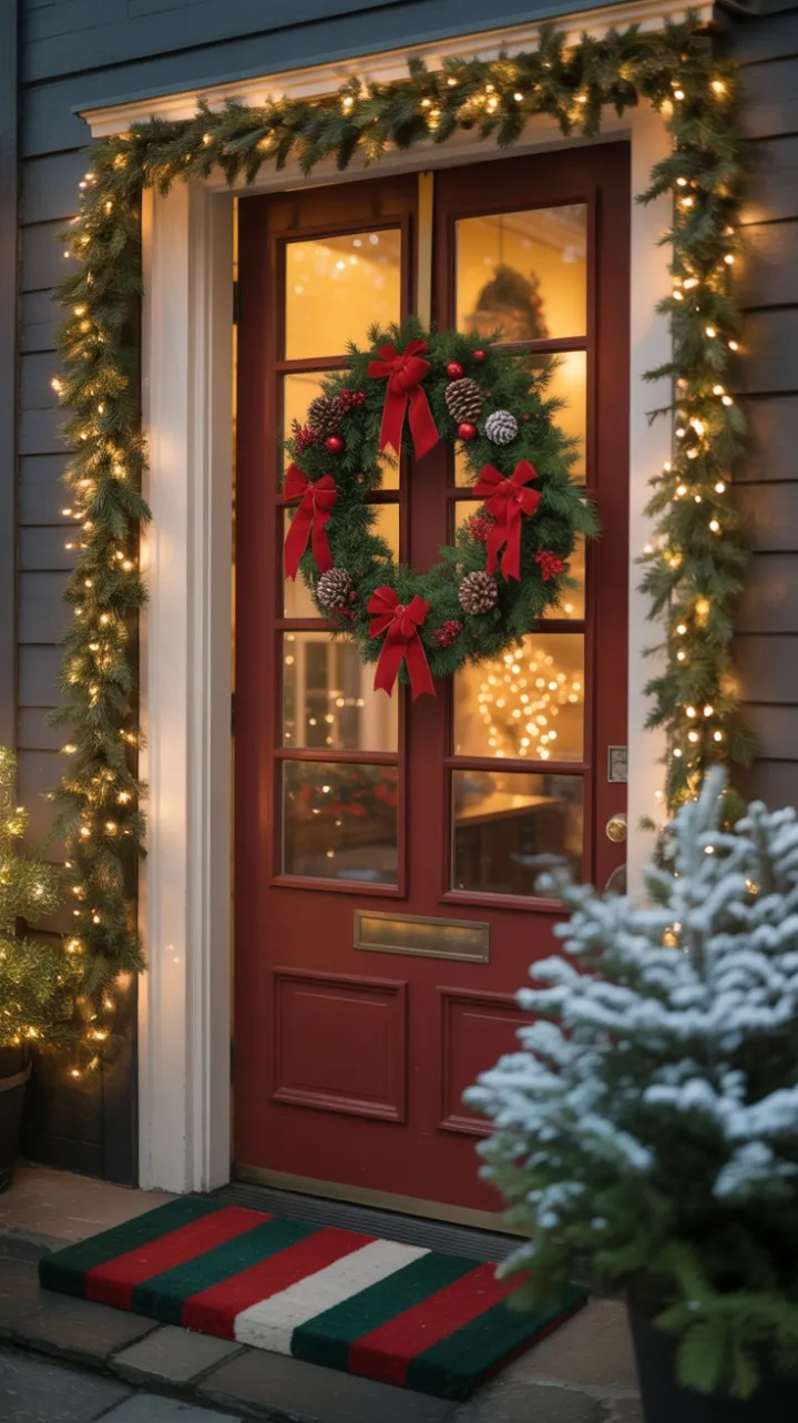 A Warmly Lit Holiday Welcome
