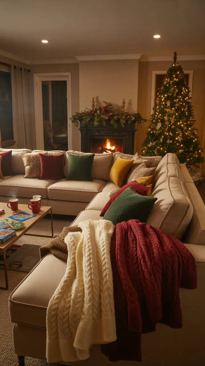 Knits, Velvet and Cocoa — A Fireside Holiday Gathering