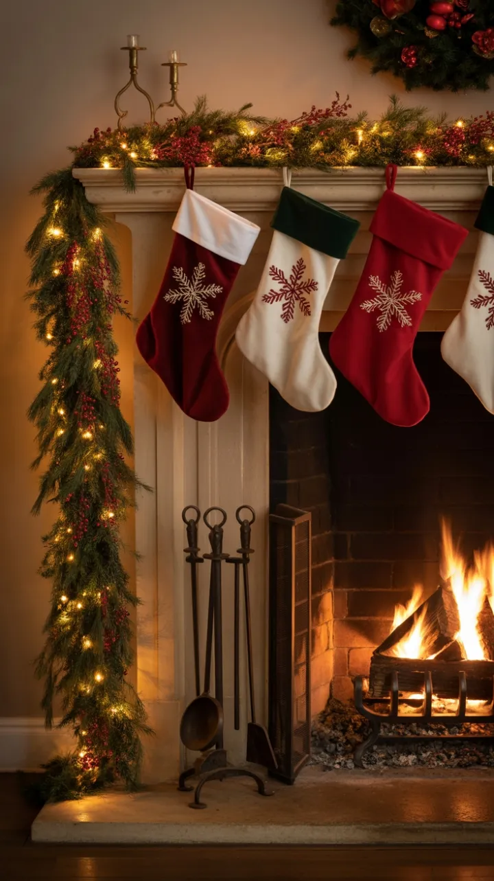 Velvet Stockings and Stone Hearth Warmth