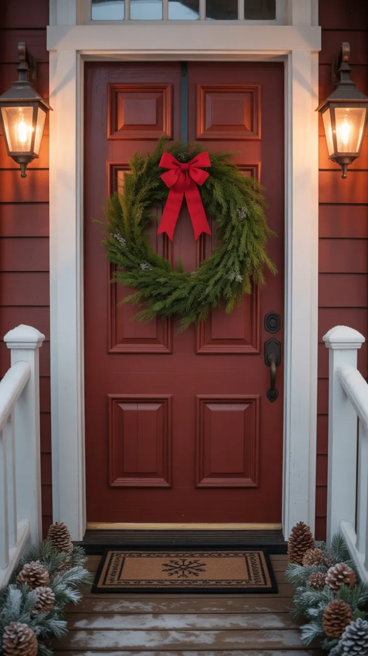 Lantern-Glow Welcome at the Cranberry Door