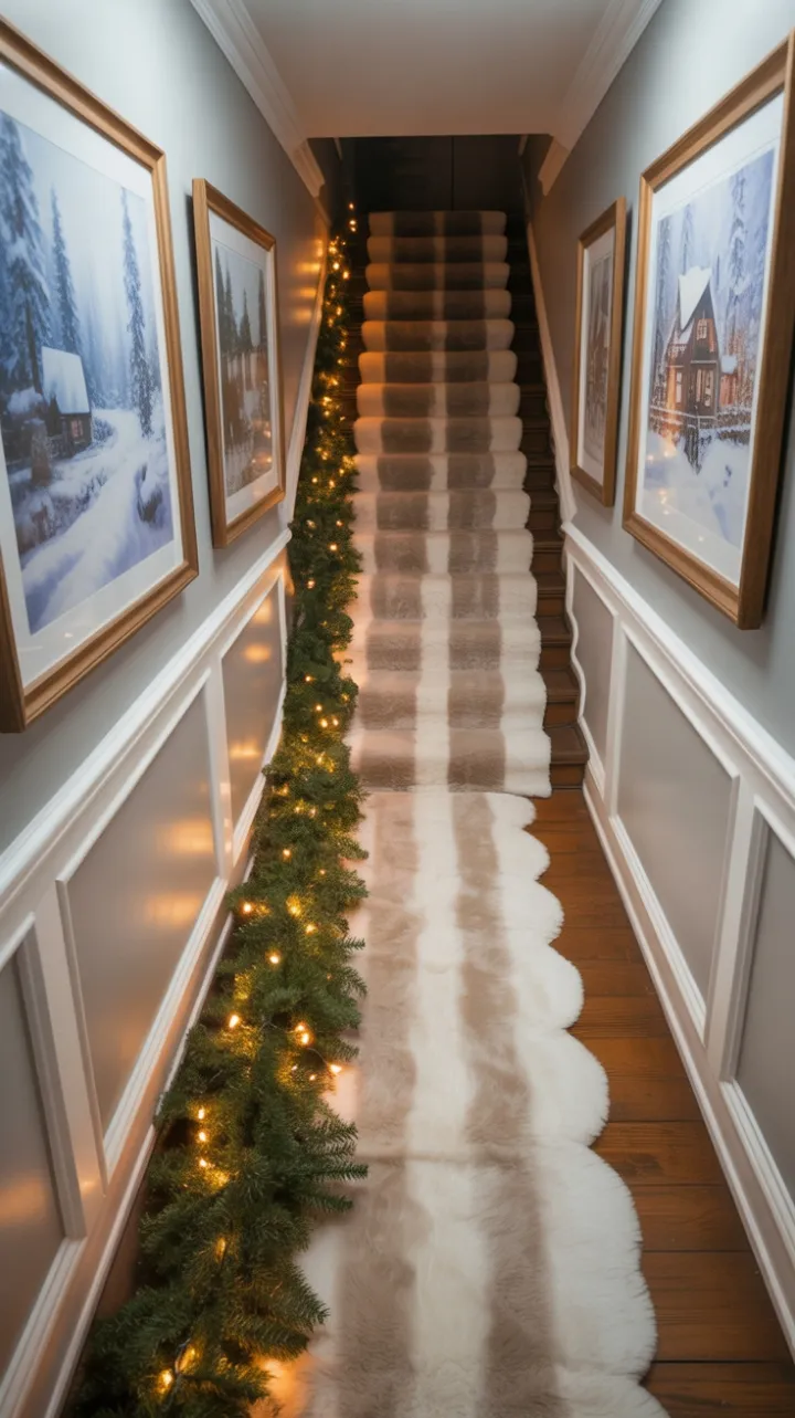 Winter Glow Along the Hallway