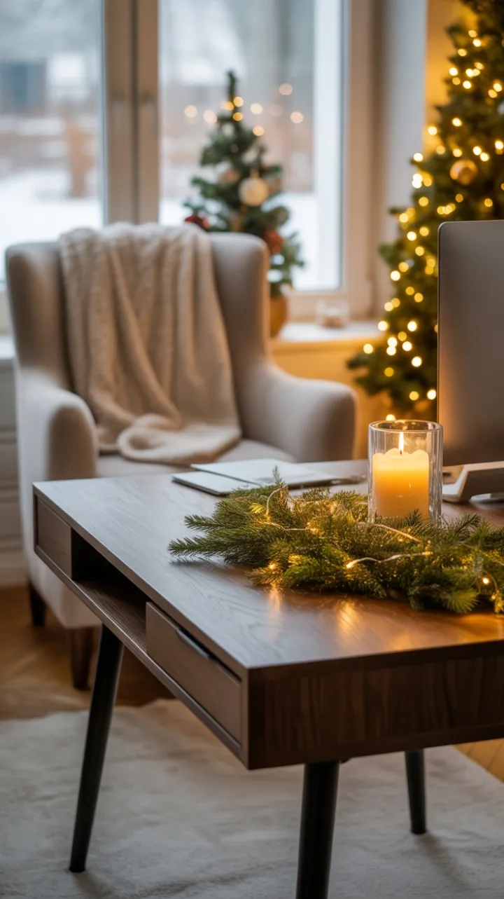 Cozy Christmas Desk Retreat