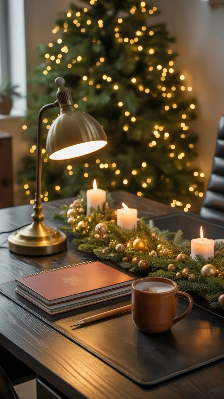 Warmth and Focus in a Holiday Home Office