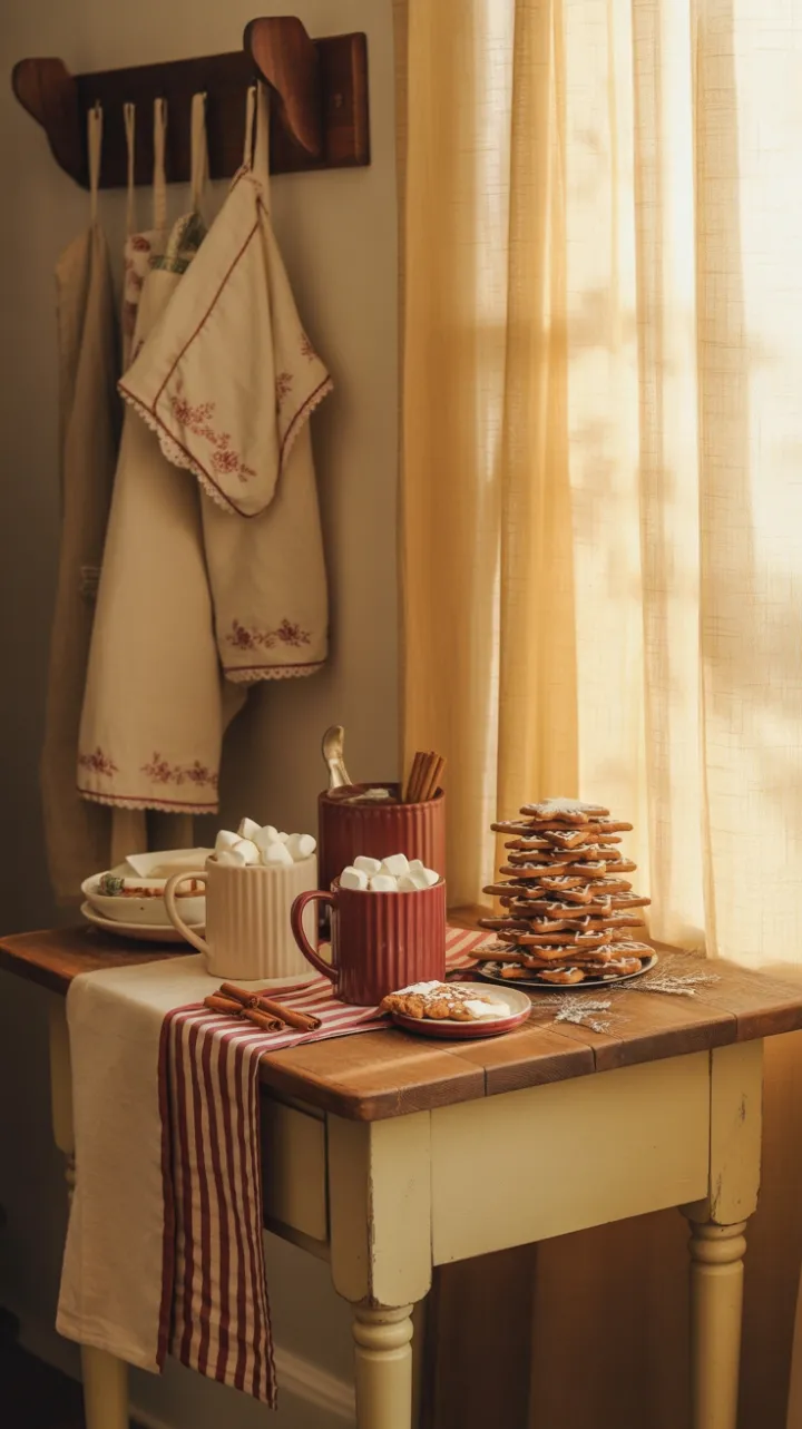 Gingerbread Glow in a Vintage Kitchen