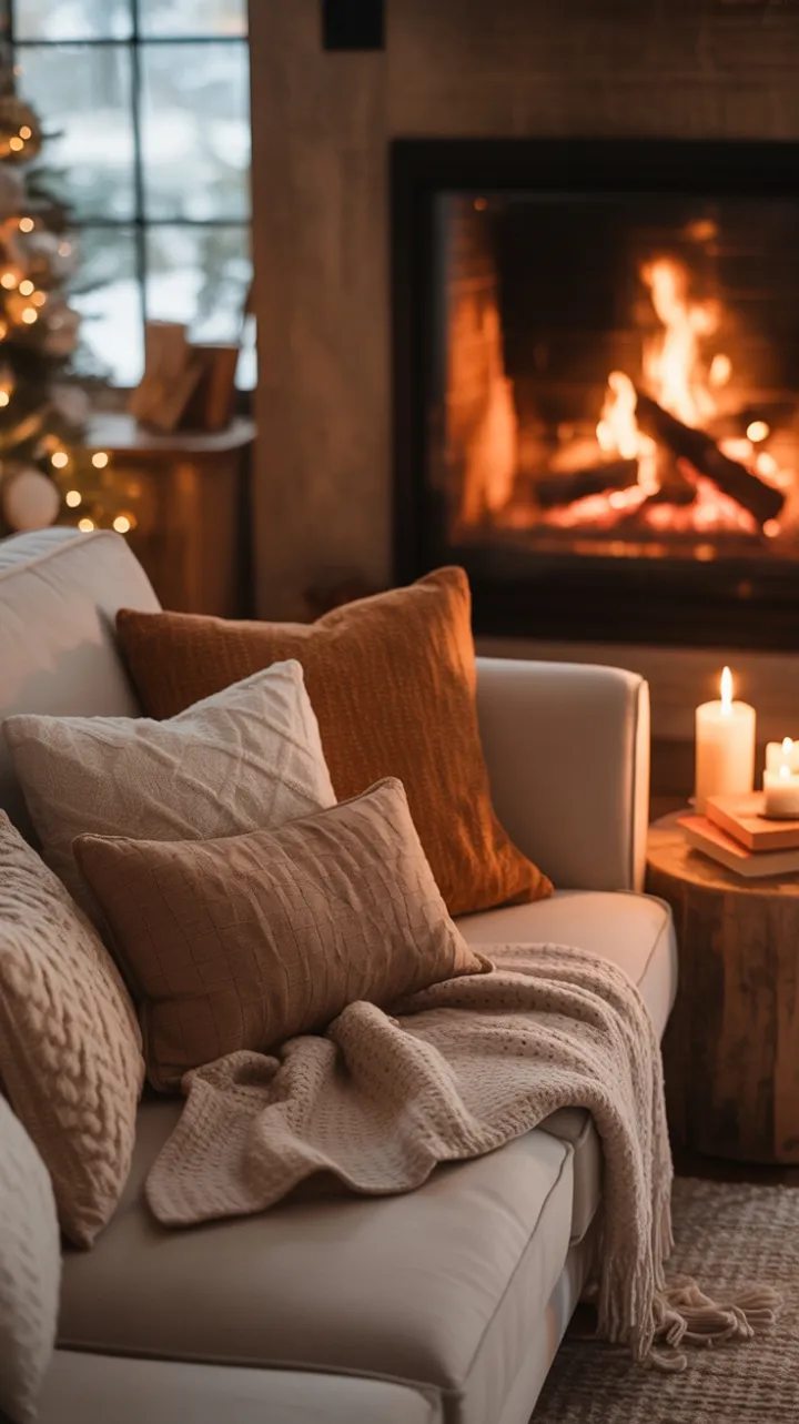 Hearthside Hygge in Cream and Timber