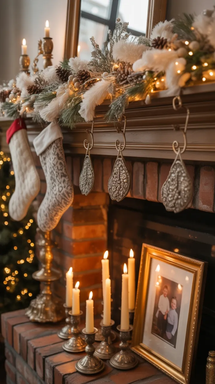 Heirloom Hearth — Cozy Vintage Christmas Mantel
