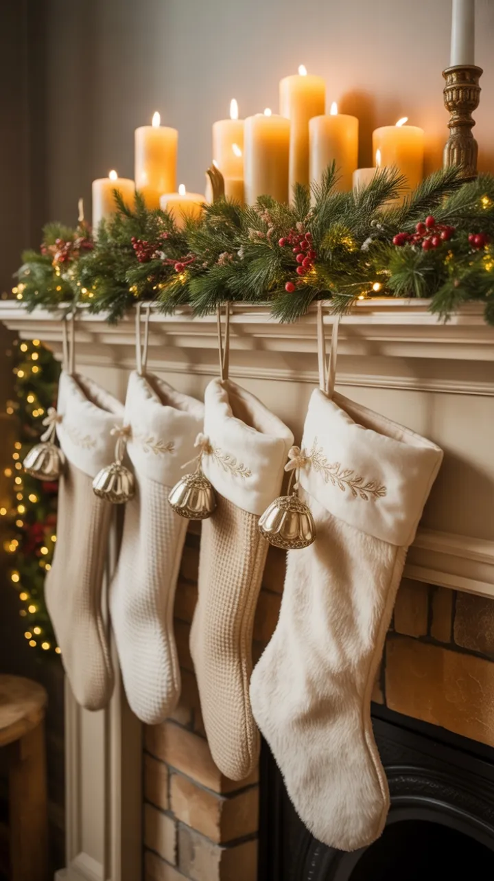 Warmth and Elegance A Classic Christmas Mantel