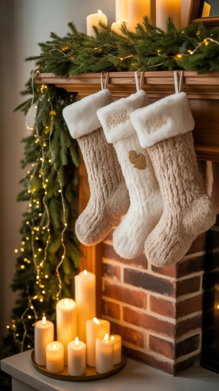 Cream Stockings and a Candlelit Hearth
