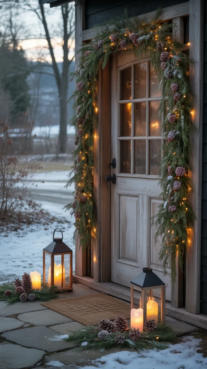 Garlanded Welcome in Lantern Light