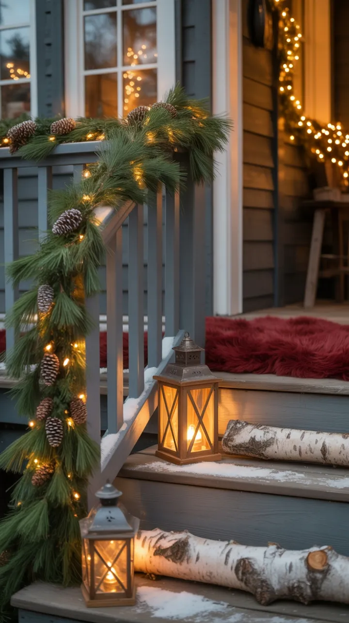 A Cozy Rustic Christmas Welcome
