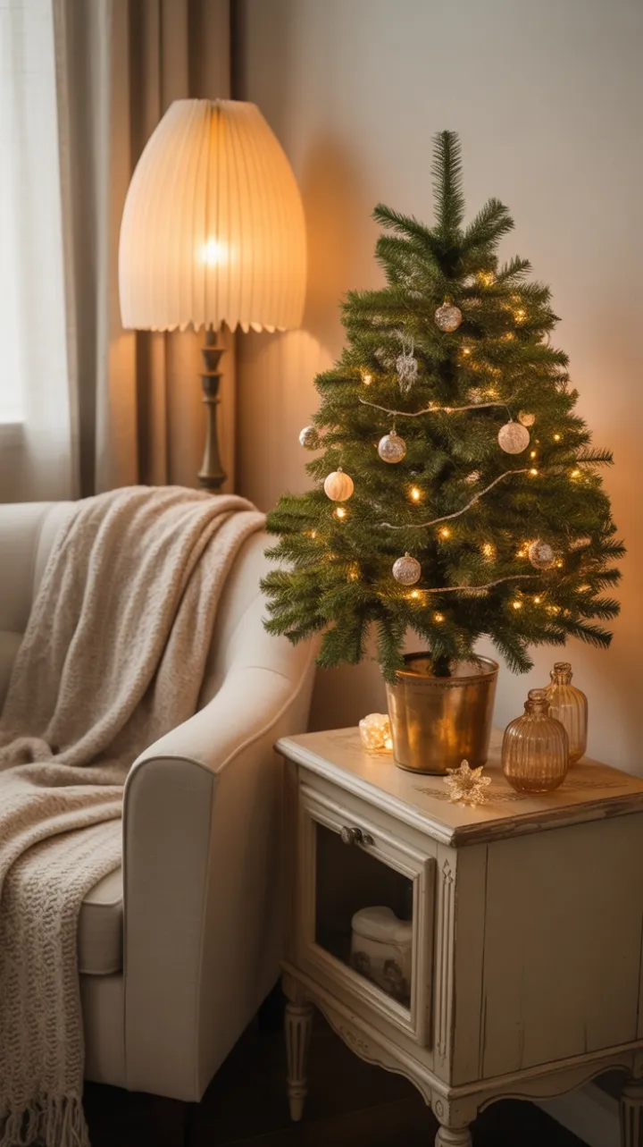 Cozy Vintage Christmas Nook