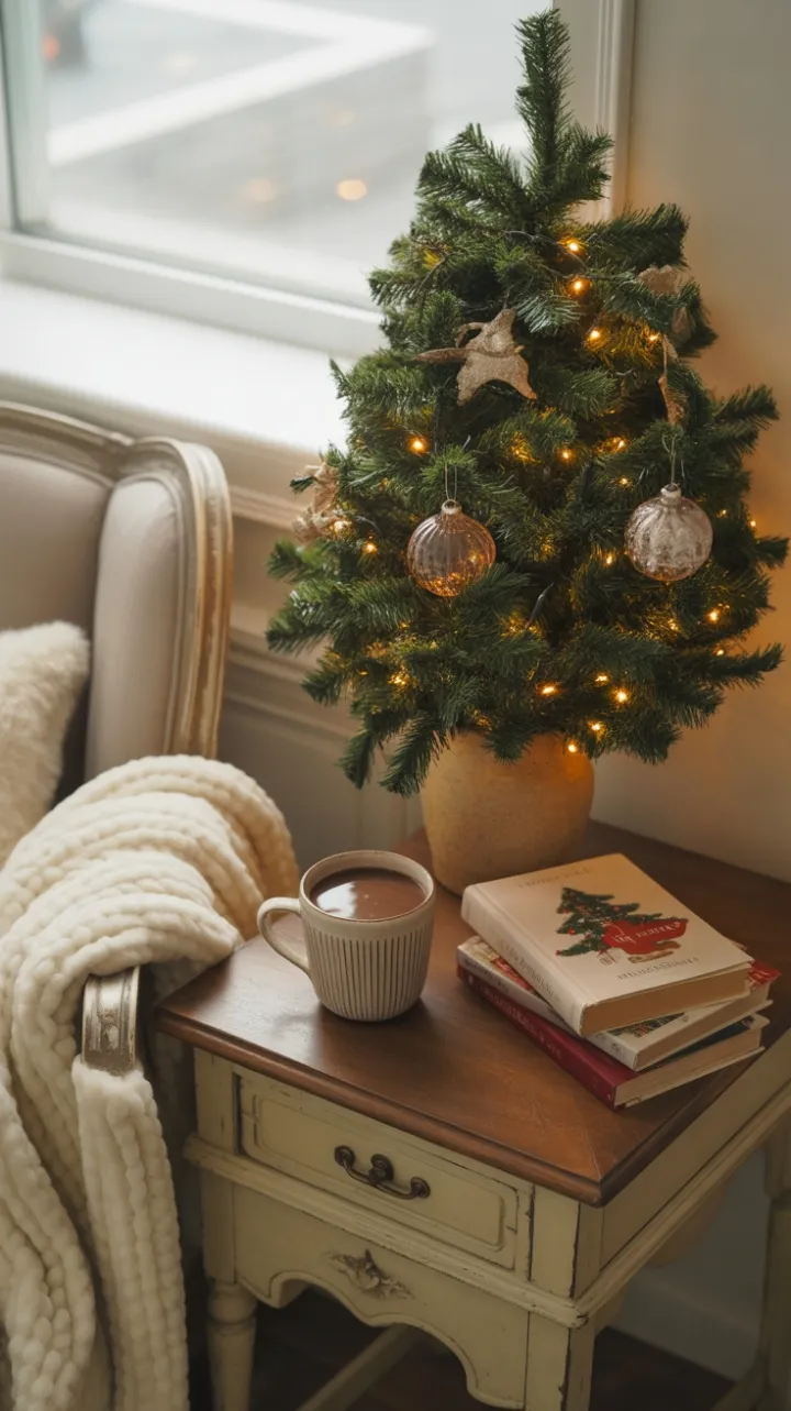 A Cozy Christmas Nook in Miniature