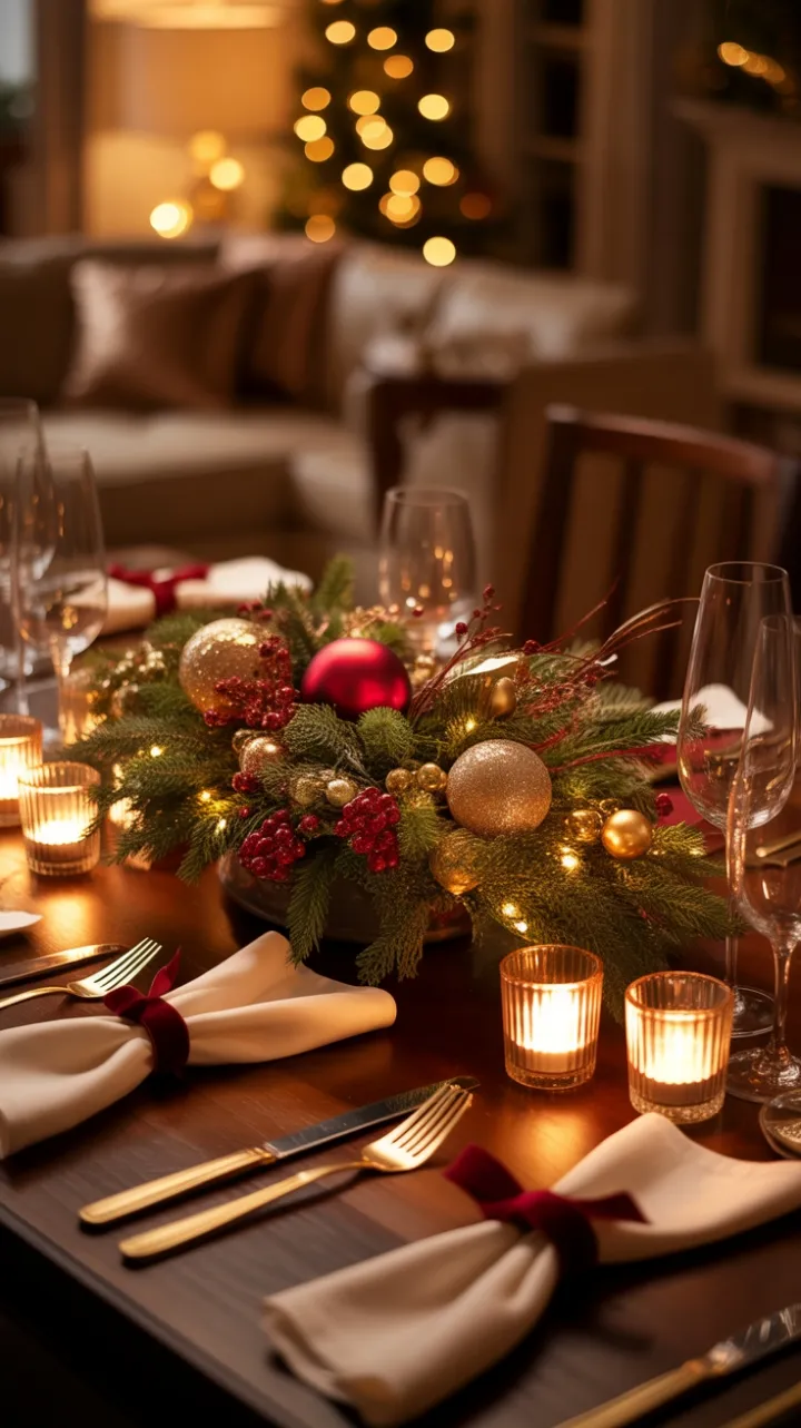 Hearthside Elegance for a Christmas Gathering