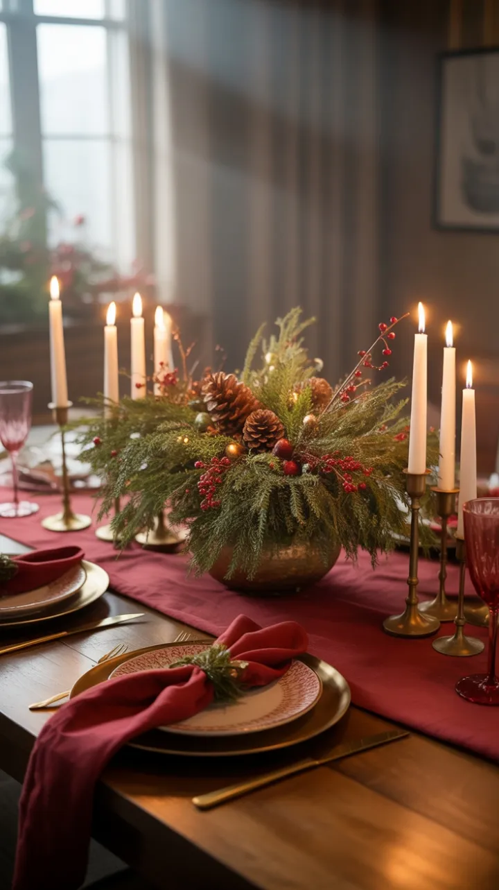 Evergreen Glow A Family Christmas Table