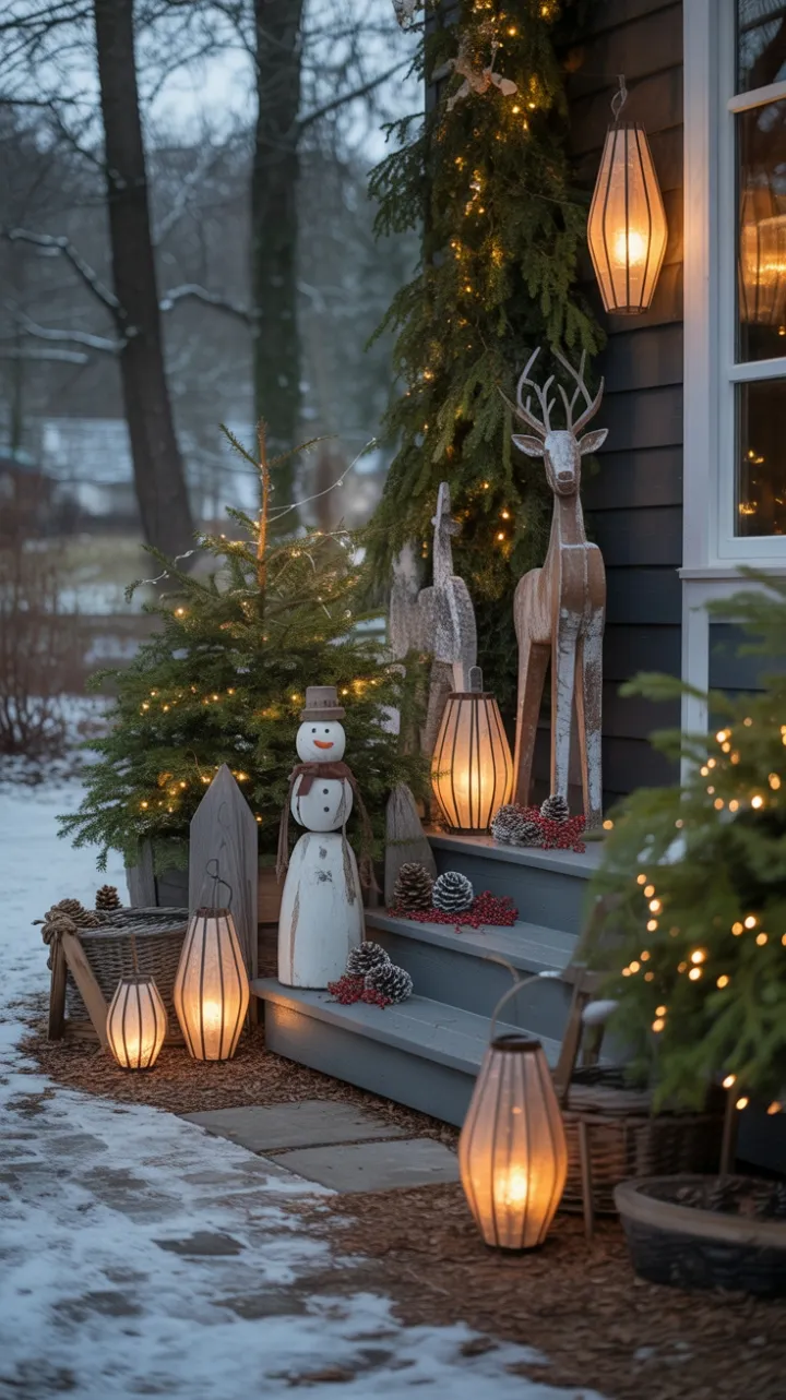 Dusklit Rustic Holiday Haven