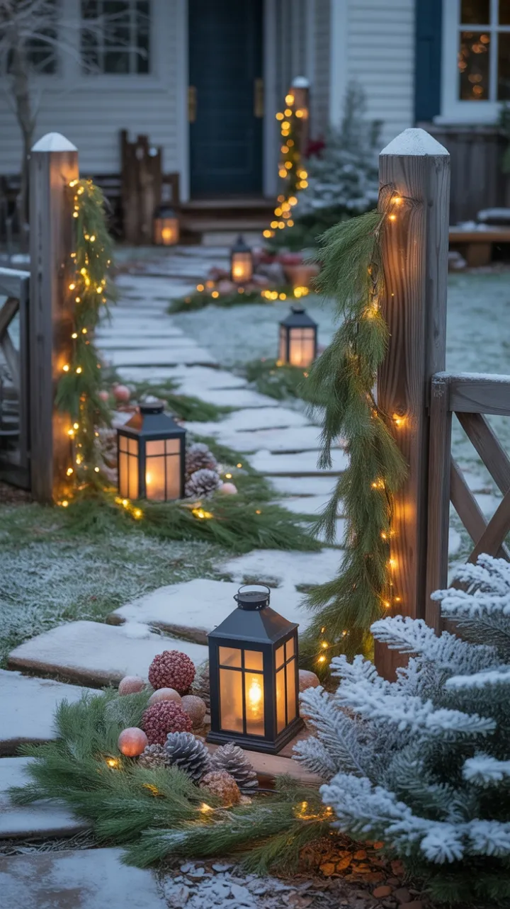 Lantern-Lit Winter Welcome