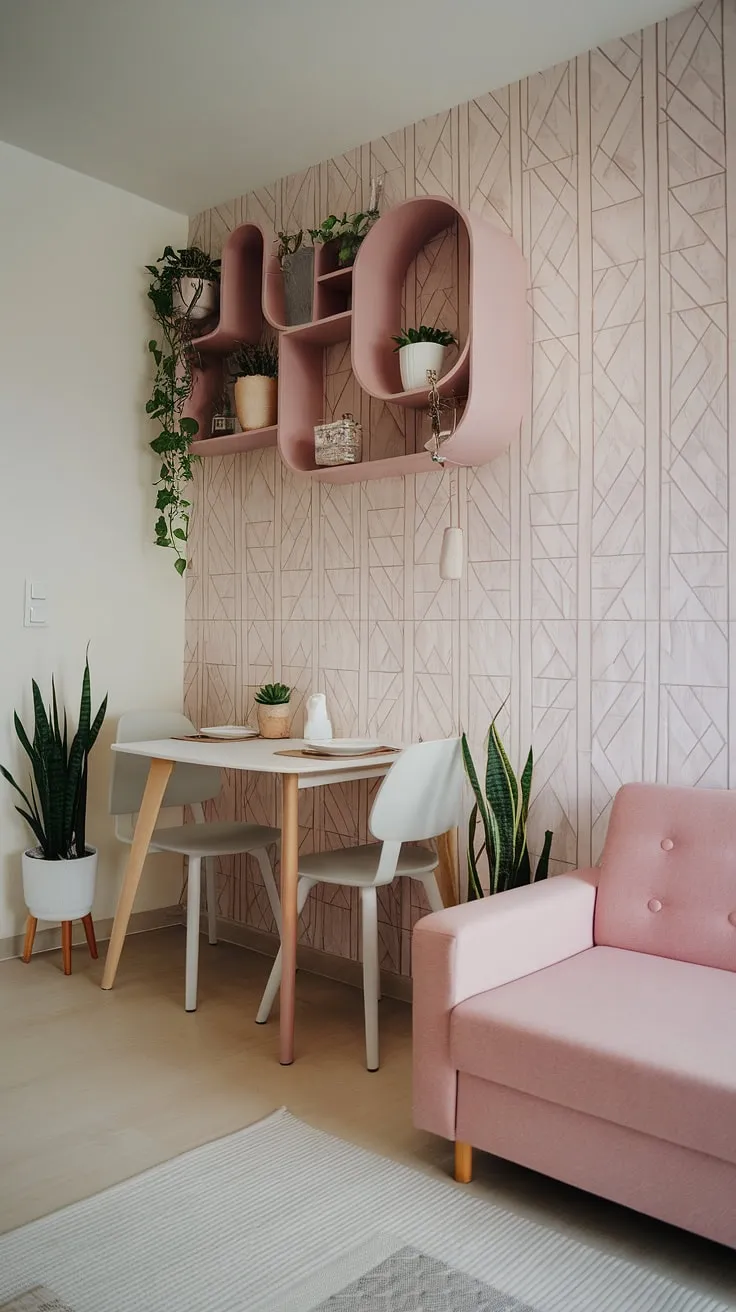 Maximize space and style with this charming banquette nook. A small apartment dining nook doesn't have to compromise on comfort or design; this corner nook proves it.