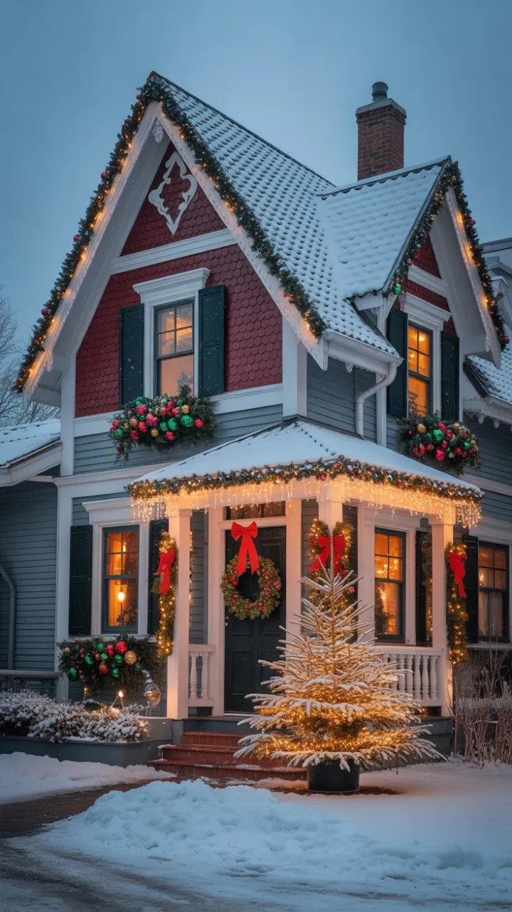 Snow-Kissed Victorian Christmas Haven