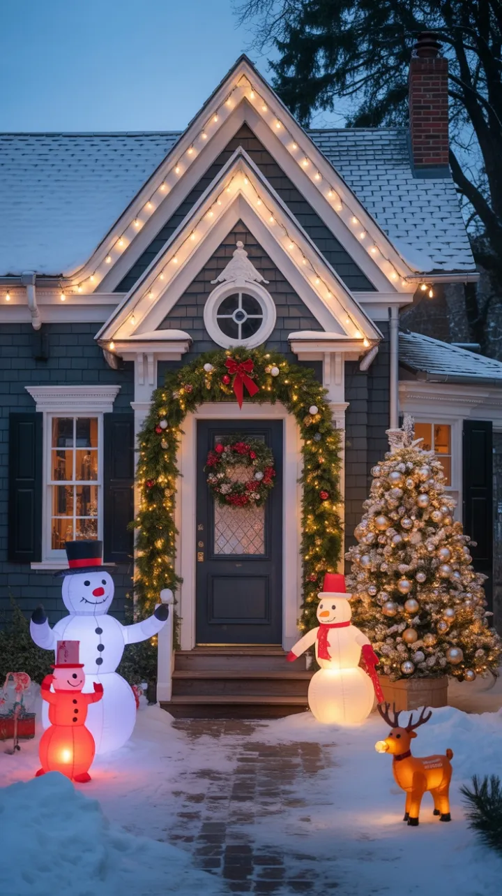 Victorian Home Dressed in Warm Christmas Splendor