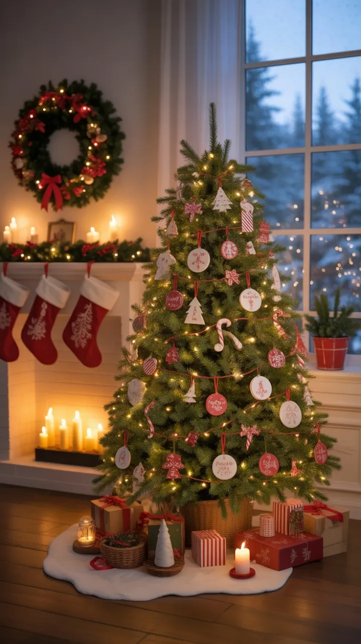 Cozy Handmade Christmas Living Room Wrapped in Warmth and Wonder