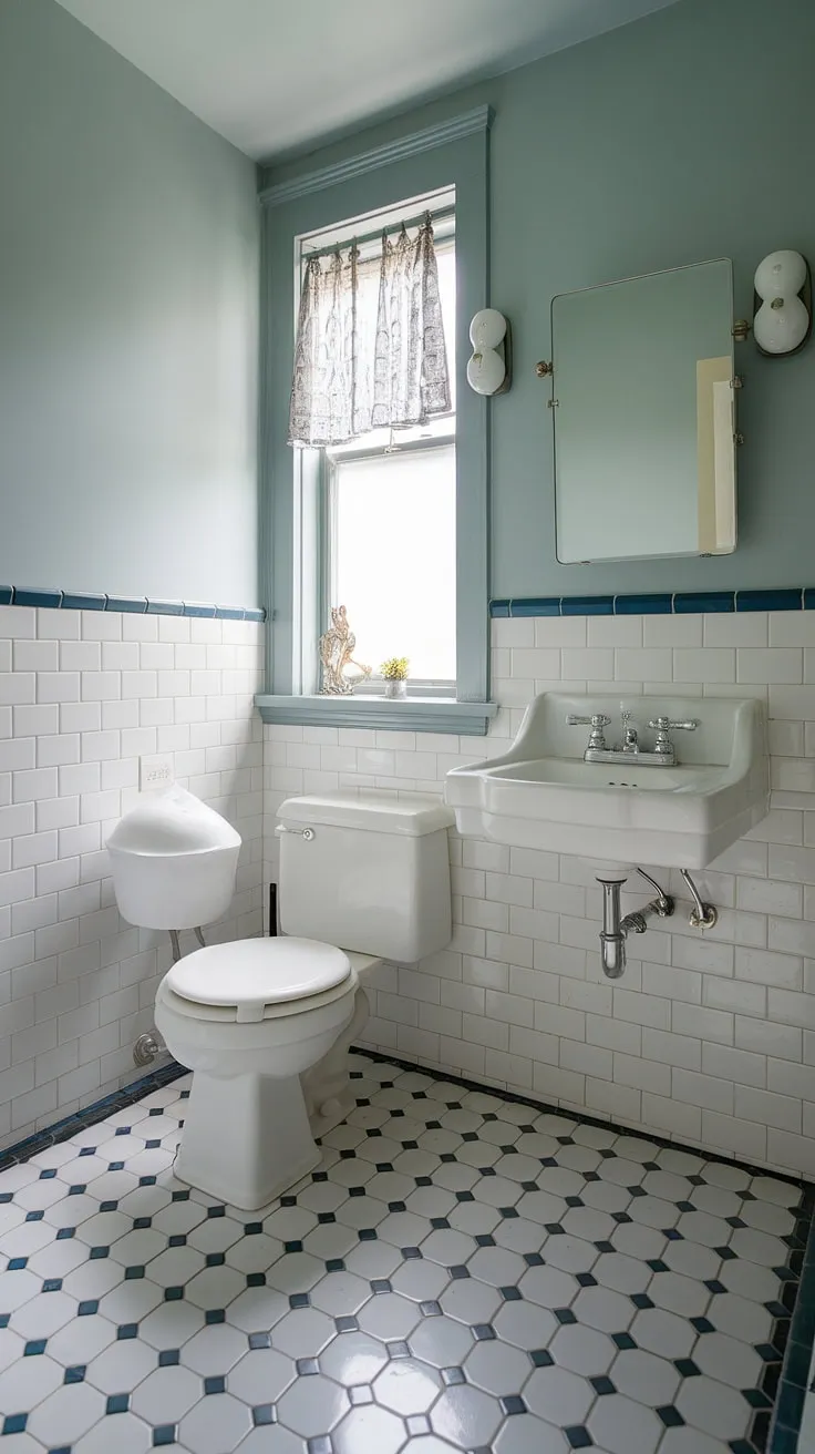 Maximize space and style in your small downstairs toilet. This small powder bathroom ideas showcase how a small powder room can be both functional and beautiful, a perfect small downstairs toilet solution.