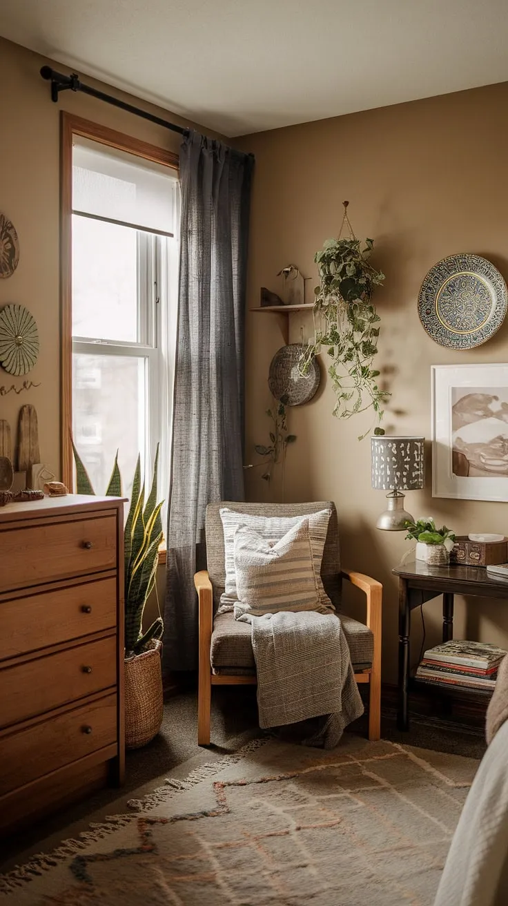 Transform your space with earthy dorm room decor that enhances cozy bedroom vibes through natural elements and thoughtful design.