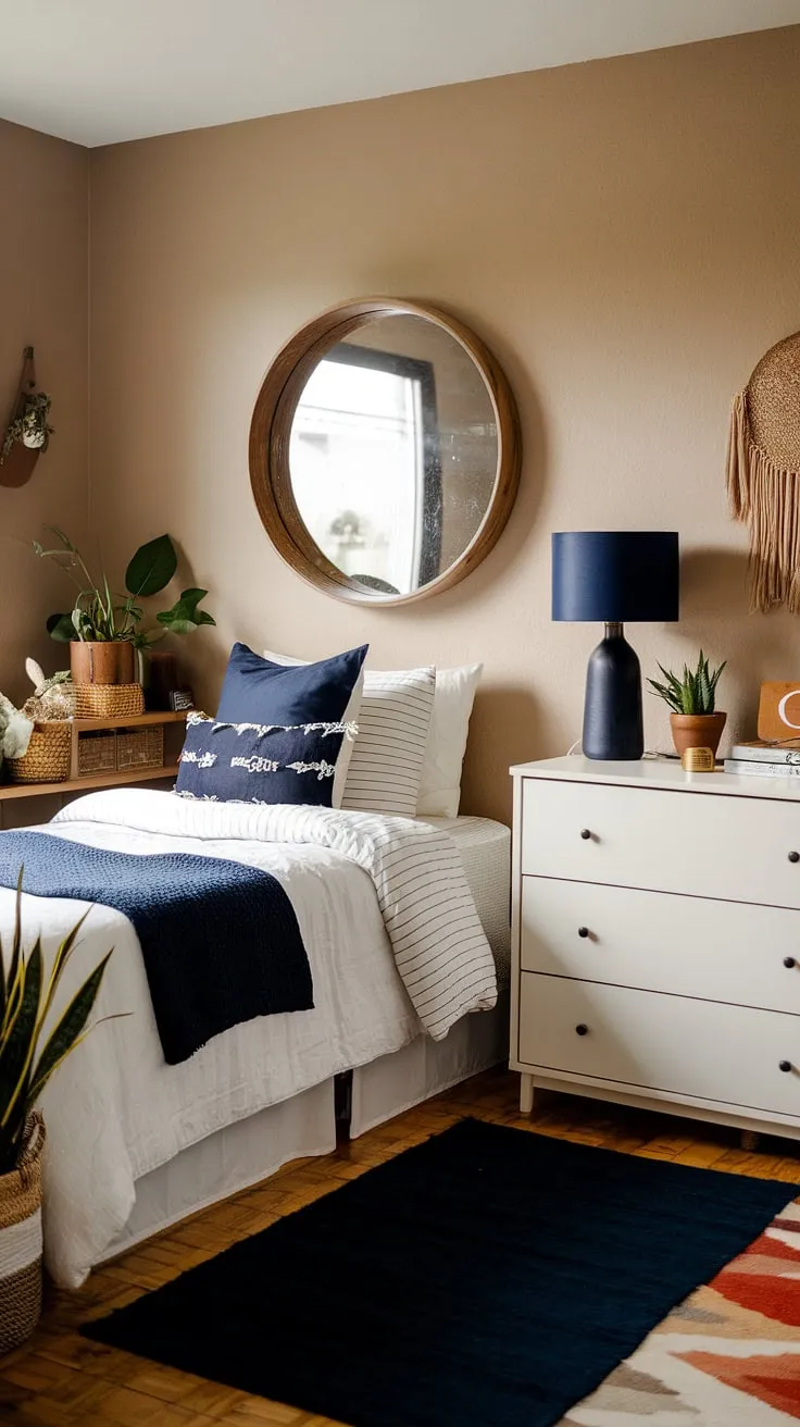 Transform your earthy dorm room into a cozy retreat with stylish bedroom decor and inviting room vibes that inspire a fresh redesign.