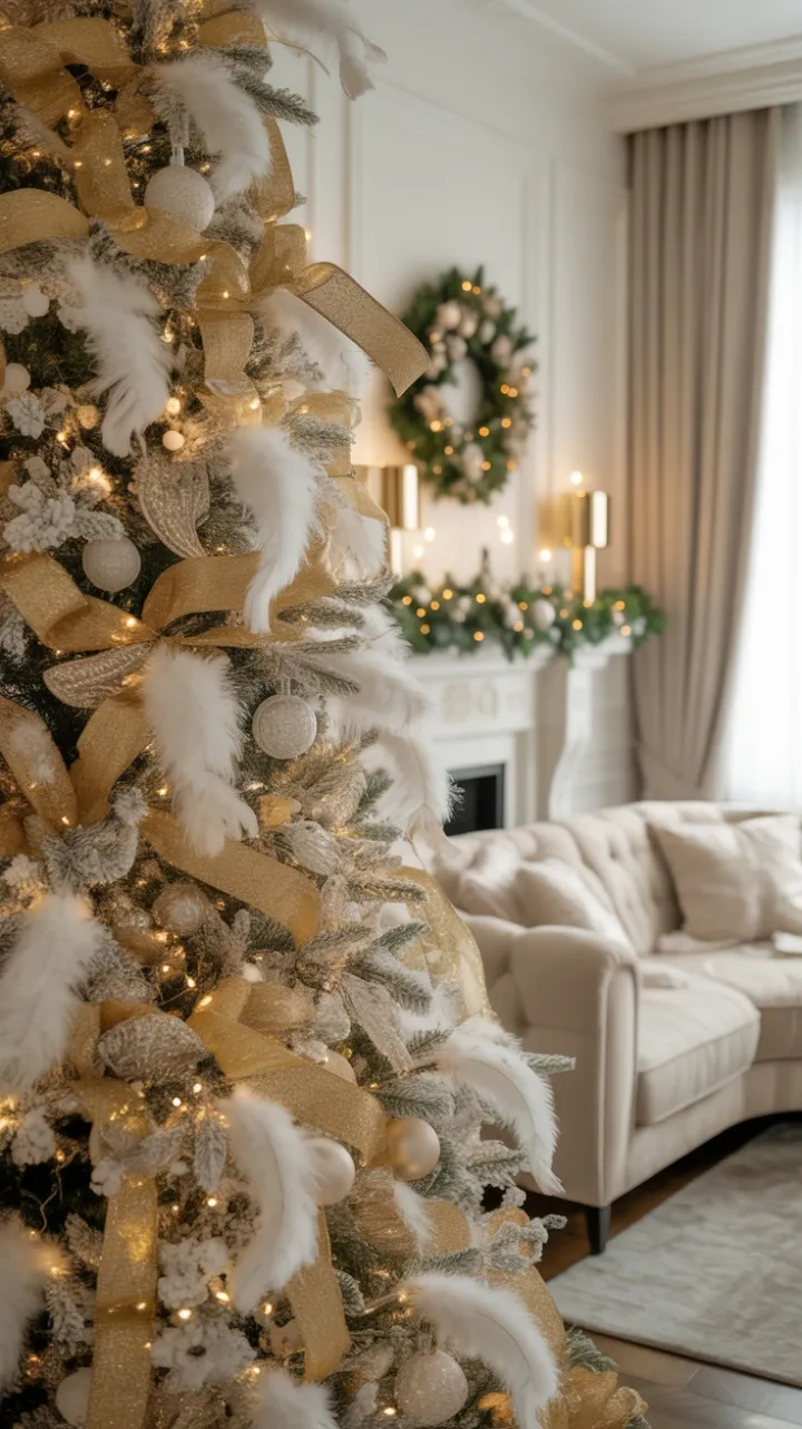 Gilded Holiday Elegance in Soft Glow