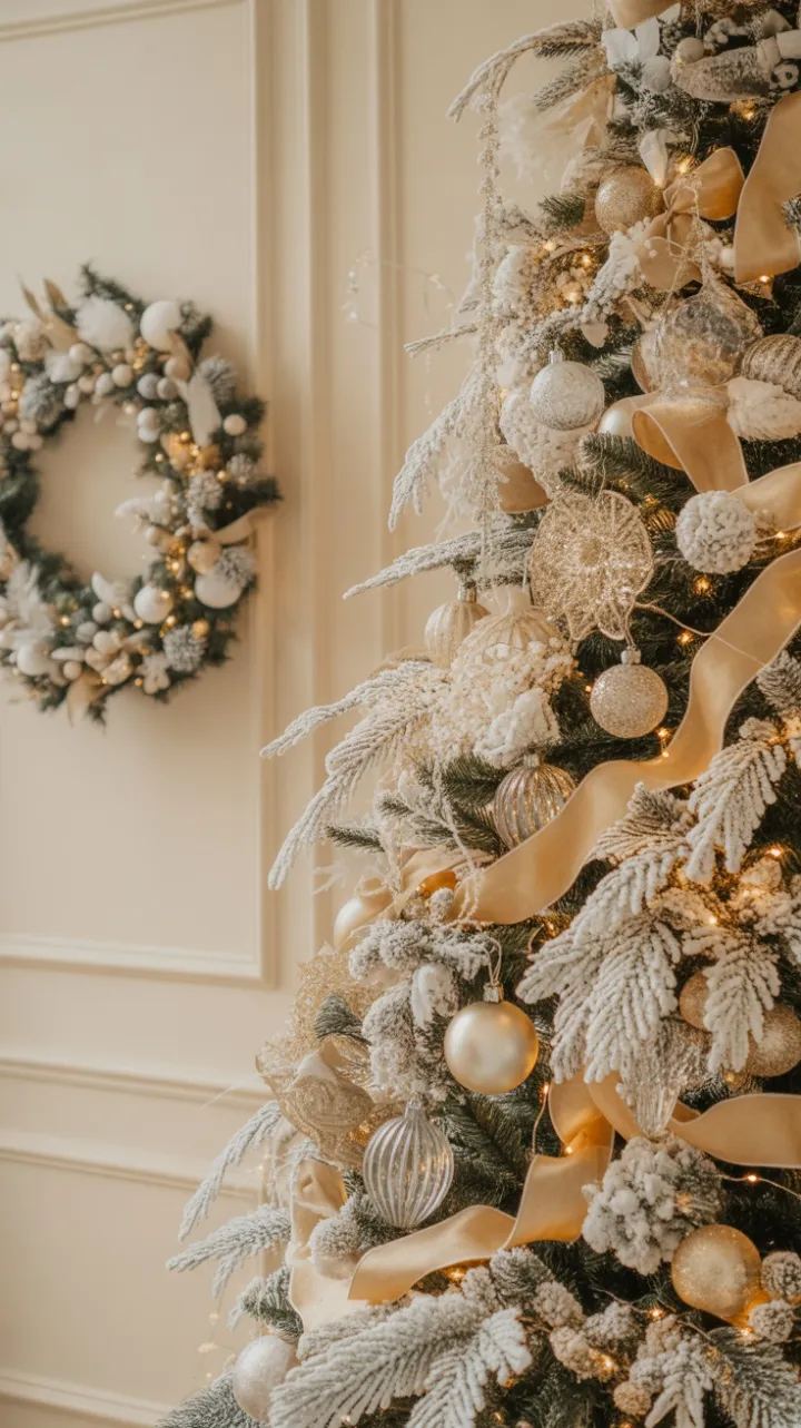 Frosted Gold Holiday Elegance