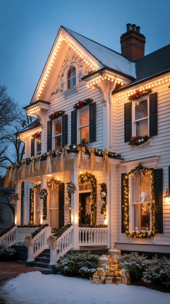 Gilded Victorian Christmas in Twilight