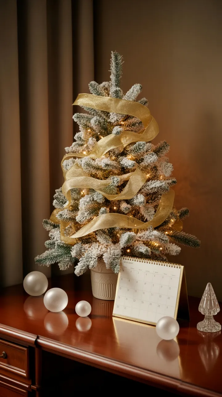 Gilded Holiday on the Executive Desk