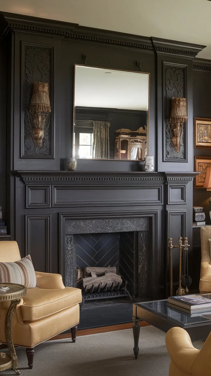 This stunning living room seamlessly blends modern design with rustic charm. The shiplap fireplace wall, featuring a modern fireplace with a built-in TV and cleverly designed fireplace seating, is a true showstopper.  The faux fireplace mantels add a touch of elegance, while the built-in shelves provide ample storage.  The entire fireplace with TV build-out is a testament to thoughtful design and functionality.