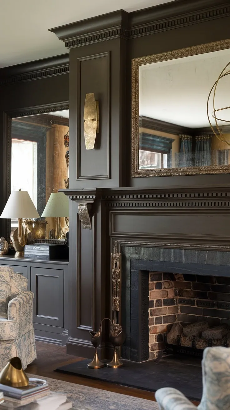 This living room's focal point is undeniably the fireplace with tv—a sleek, modern fireplace design featuring a shiplap fireplace and built-in shelves. The fireplace liner is seamlessly integrated into the fireplace wall, creating a flush wall fireplace that's both stylish and efficient.  The comfortable fireplace seating arrangement perfectly complements this stunning tv and fireplace build-out, offering the ultimate in relaxation and entertainment.