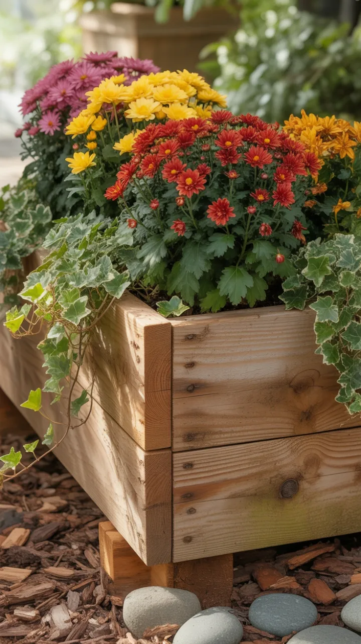 Cedar Cradle of Autumn Blooms