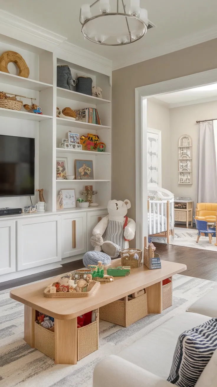 A dream family space boasts multiple interconnected playrooms, a rec room, and even a bedroom leading to a dedicated toy haven.