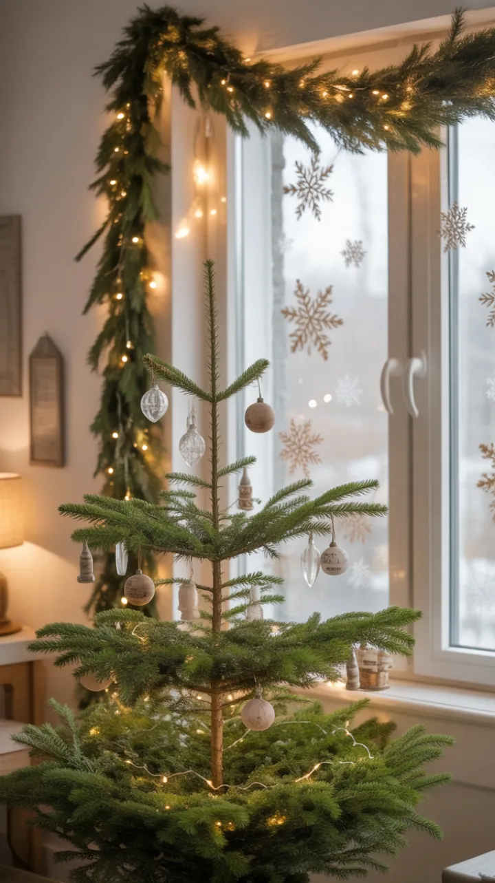 Perfect Little Tree in a Cozy Farmhouse Christmas