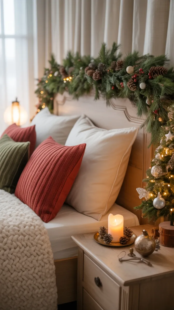 Cozy Farmhouse Christmas Retreat Aglow with Vintage Charm