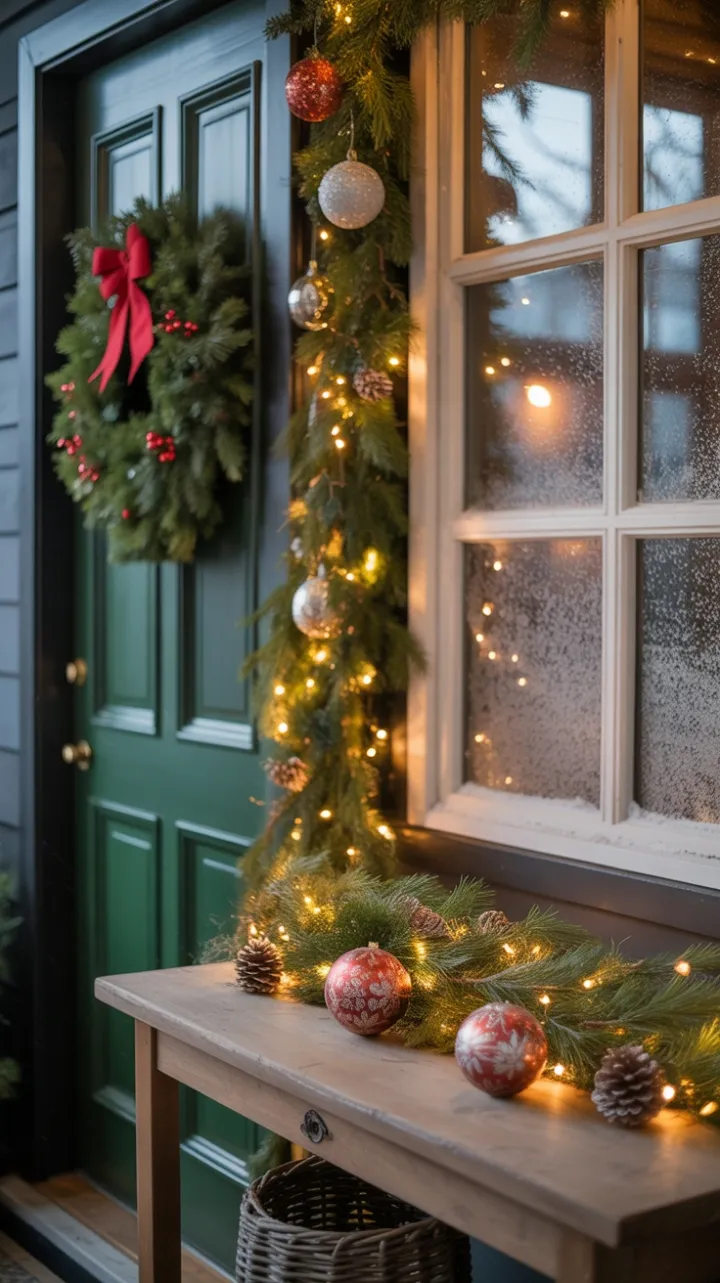 Snow-Kissed Farmhouse Holiday Welcome