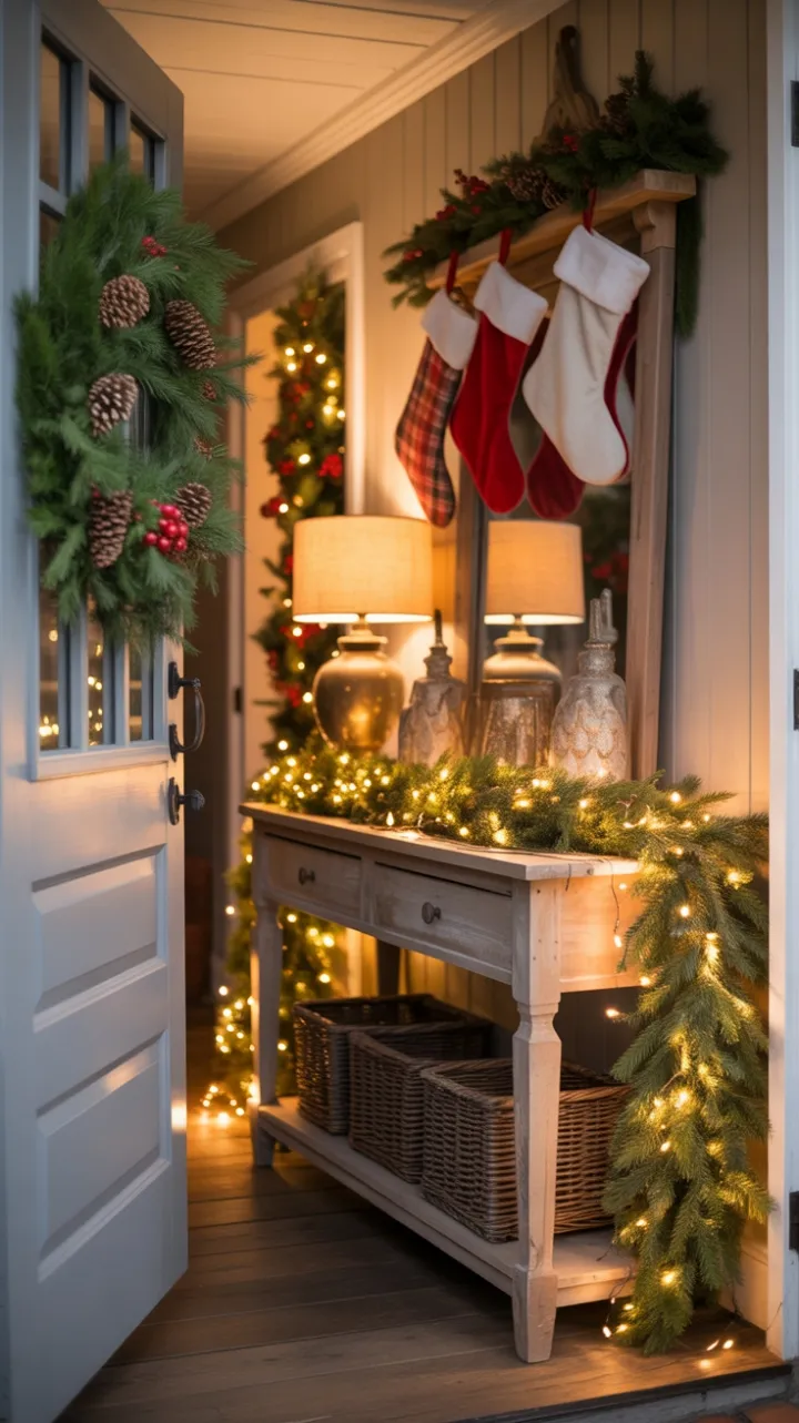 Cozy Farmhouse Christmas Welcome