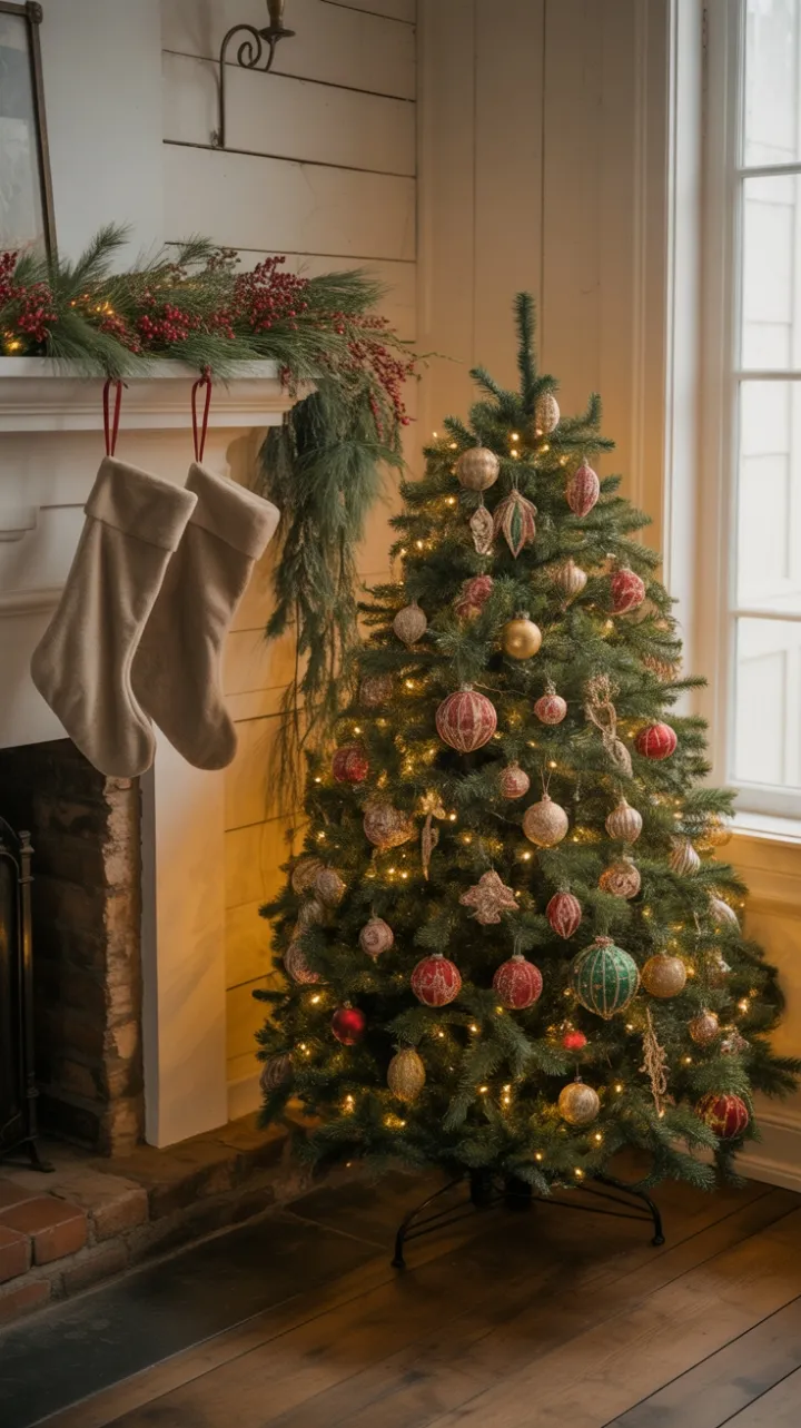 Hearthside Holiday in a Cozy Farmhouse