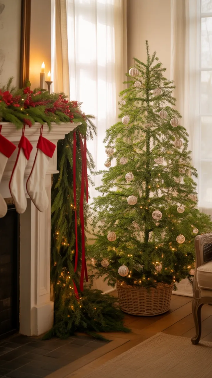 Warmth of a Farmhouse Christmas Evening
