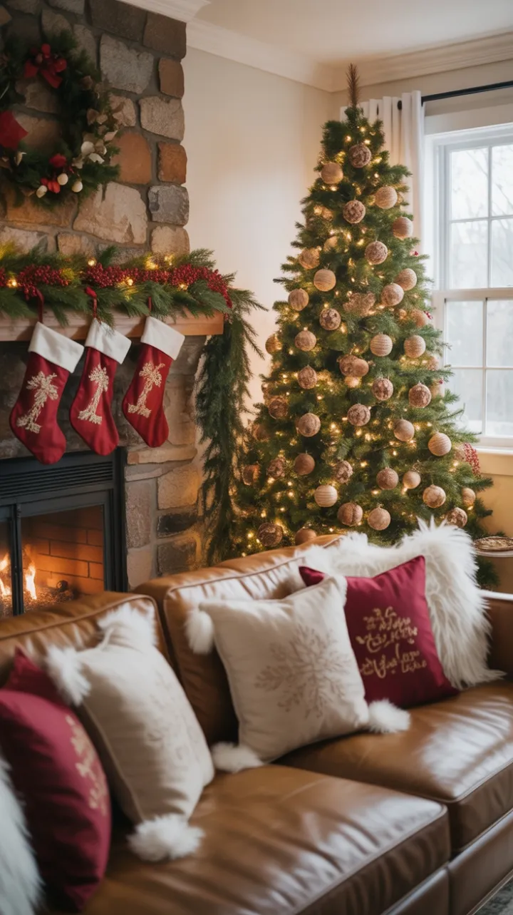 Cozy Farmhouse Christmas by the Hearth