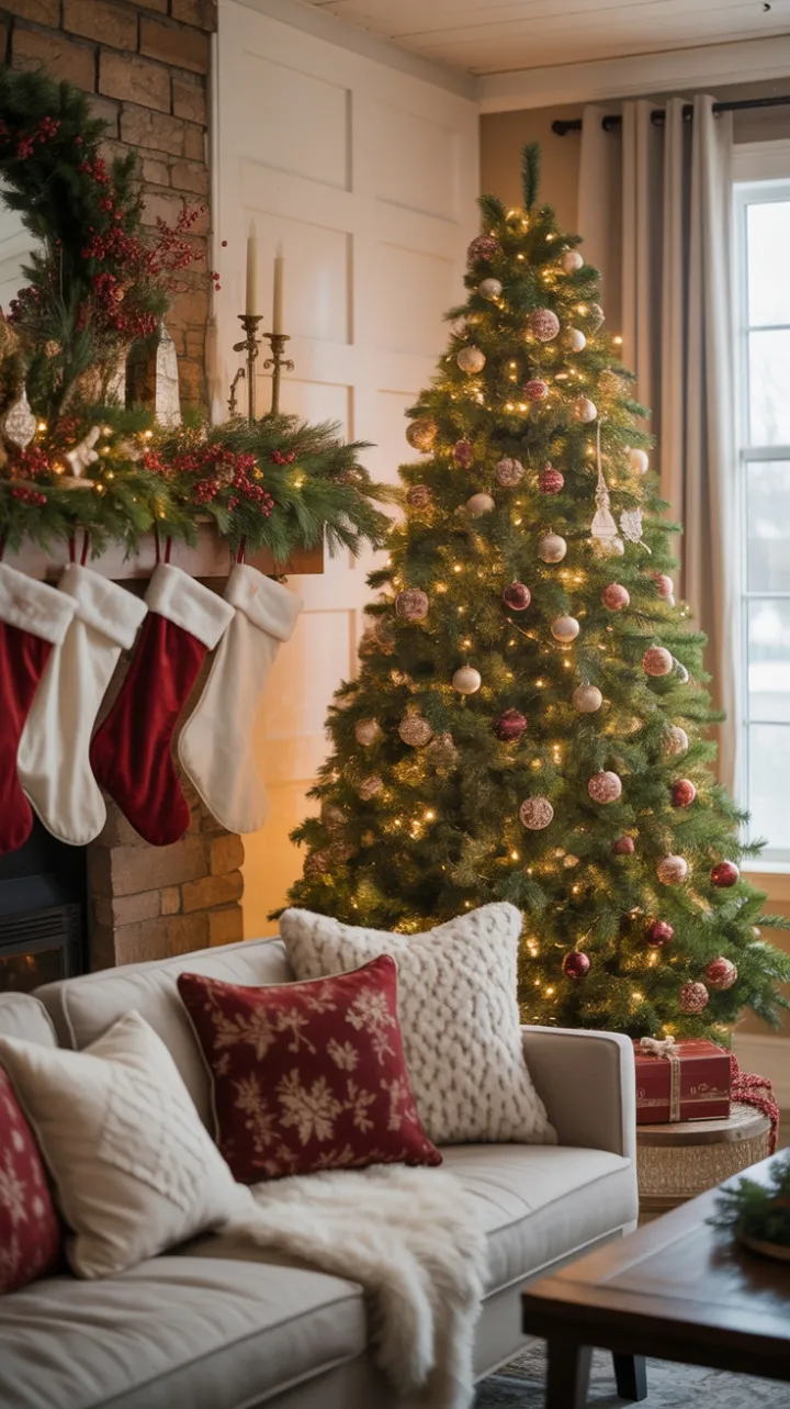 Cozy Farmhouse Christmas by the Hearth
