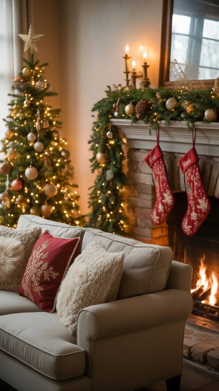 Cozy Farmhouse Christmas by the Stone Hearth