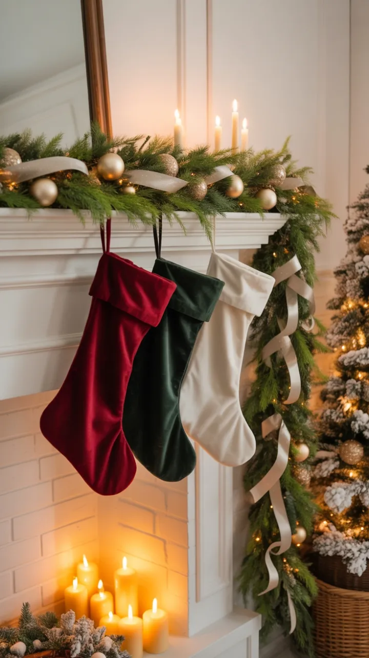 Heirloom Holiday Mantel Bathed in Farmhouse Glow