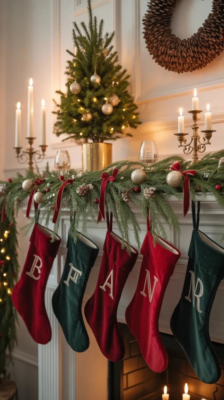 Heirloom Hearth – A Warm Farmhouse Christmas Mantel