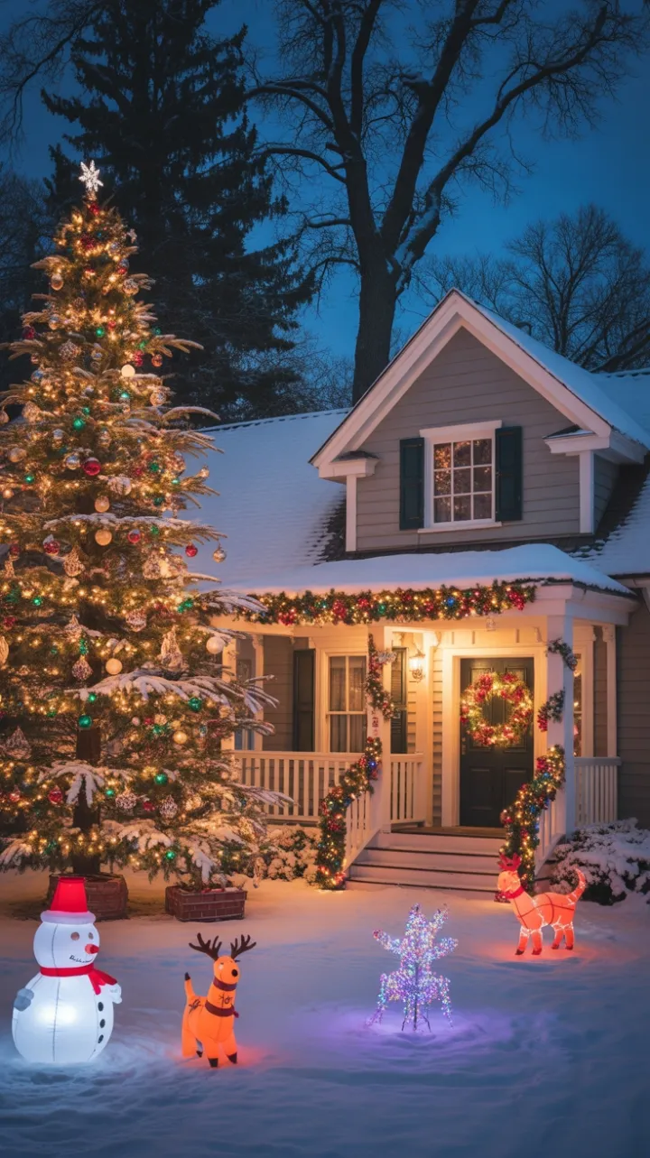Twinkling Christmas Magic at the Snow-Kissed Farmhouse