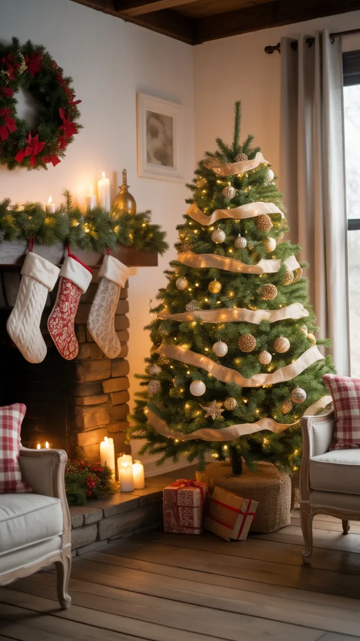 Fireside Farmhouse Christmas Glow